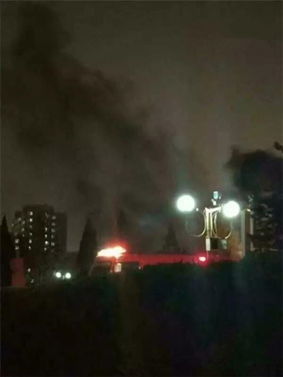 北京邮电大学校园核心机房着火
